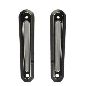 KODLIN LEGIT ELYPSE LED TURN SIGNALS FOR H-D TOURING MODELS, BLACK CONTRAST CUT