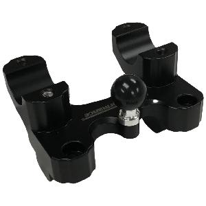 HELIBARS OFFSET RISER BLACK W/ RAM MNT `20-UP PAN AMERICA