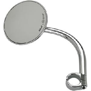 UTILITY ROUND MIRROR WITH MOUNT - CHROME