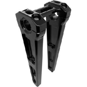 10″ STRAIGHT RISER - BLACK