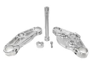 41MM TO 49MM CONVERSION TRIPLE CLAMPS (2013 EARLIER BAGGER) BLACK RAW