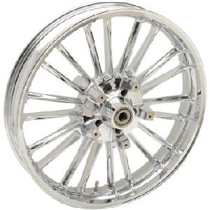 ATLANTIC PRECISION CAST 3D WHEEL FOR 88-22 TOURING MODELS (21 x 3.5) CHROME