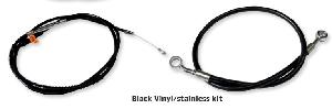 CABLE KIT BLACK VINYL FOR INDIAN SCOUT / SCOUT SIXTY / SCOUT BOBBER NO ABS