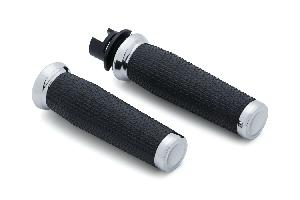 THRESHER HANDLEBAR CHROME GRIPS FOR INDIAN SCOUT 15-21