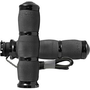 AIR CUSHION BLACK HEATED GRIPS FOR INDIAN SCOUT