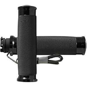 CUSTOM CONTOUR BLACK HEATED GRIPS FOR INDIAN SCOUT 