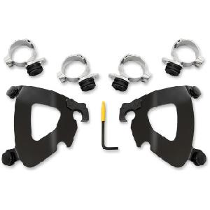 GAUNTLET FAIRING TRIGGER LOCK MOUNTING BLACK KIT FOR INDIAN SCOUT 15-21