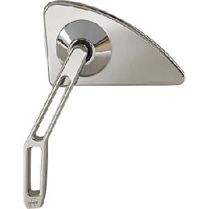MINI TEAR DROP BILLET MIRROR - LEFT - CHROME