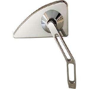 MINI TEAR DROP BILLET MIRROR - RIGHT - CHROME