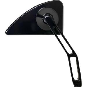 MINI TEAR DROP BILLET MIRROR - RIGHT - BLACK