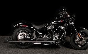 M8 TRUE DUALS FOR SOFTAIL 33″ BLACK 