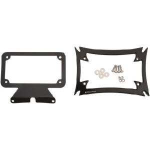 MALTESE LICENSE PLATE FRAME WITH BRACKET - BLACK