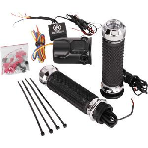 GRIPS - APEX - HEATED - TBW FOR FLTRX CHROME