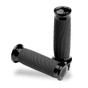 CONTOUR RENTHAL WRAPPED TBW GRIPS ((BLACK OR CHROME))