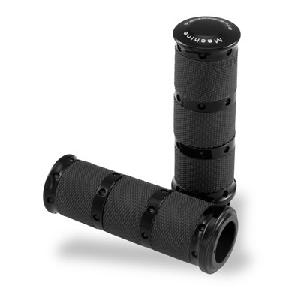 CONTOUR XL RENTHAL WRAPPED TBW GRIPS ((BLACK OR CHROME))