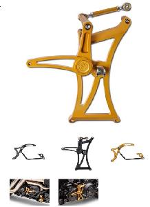 RACE WEIGHT MID CONTROLS FOR 2017-UP M8 FL TOURING ((SELECT FINISH))