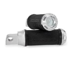 APEX FOOTPEGS CLEVIS MOUNT- STRAIGHT ((BLACK OR CHROME))