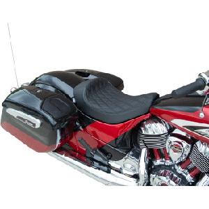SOLO SEAT - DOUBLE DIAMOND FOR INDIAN 14-21 CHIEF, CHIEFTAIN, ROADMASTER & SPRINGFIELD