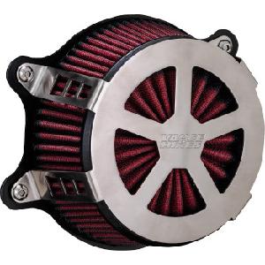 VO2 RADIANT V AIR CLEANER FOR SPORTSTER - BRUSHED