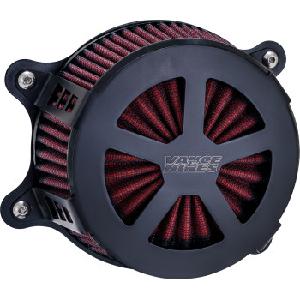 VO2 RADIANT V AIR CLEANER FOR SPORTSTER - BLACK