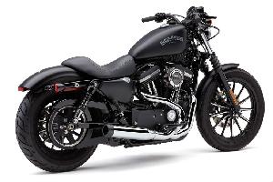3.5-INCH ROUND EL DIABLO 2-INTO-1 FOR SPORTSTER 14-22 (CHROME)