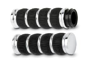 RING LEADER GRIPS, CHROME - TBW