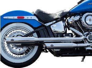 SLASH CUT RACE SLIP-ON MUFFLERS FOR SOFTAIL 18-UP