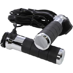 TITAN-X HEATED CABLE GRIPS (CHROME)
