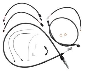 BLACK PEARL HANDLEBAR CABLE KIT FOR SOFTAIL 