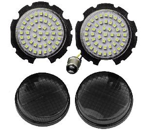GENERATION II PREMIUM LED FRONT TURN SIGNALS WITH FULL RUNNING LIGHT FOR HONDA VTX MOTORCYCLES