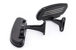 PASSENGER FOOT BOARDS WITH MOUNTS (BLACK)