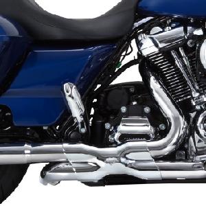 POWER DUALS HEADER SYSTEM FOR 17-UP TOURING MODELS ((BLACK OR CHROME))