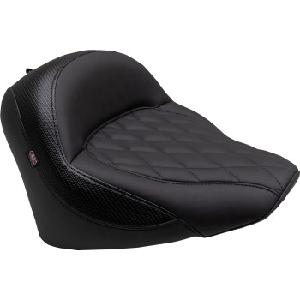 SOLO TOURING SEAT - BLACK - DIAMOND STITCH - CHIEF '22-'23