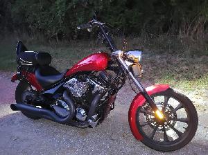 2-INTO-1 SIDEBURNER BLACK FOR FURY/ STATELINE/ SABRE/ INTERSTATE 10-UP 