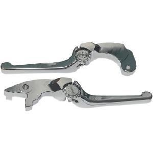 ANTHEM ADJUSTABLE LEVER SET FOR INDIAN SCOUT - CHROME