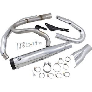 2:1 EXHAUST FOR M8 SOFTAIL - CHROME