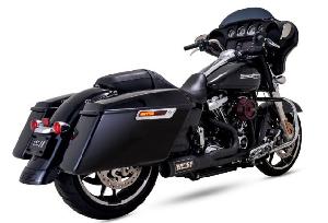 HI-OUTPUT RR EXHAUST SYSTEM FOR 17-23 TOURING MODELS (BLACK OR BRUSHED)