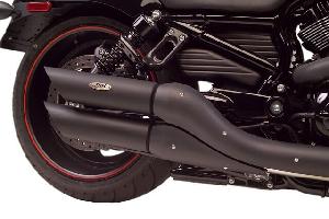 SLASH CUT EXHAUST PIPES FOR NIGHT ROD SPECIAL (NONE BAFFLE) 