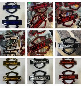 CUSTOM HD TANK EMBLEM SET (ALL YEARS AVAILABLE NOW)