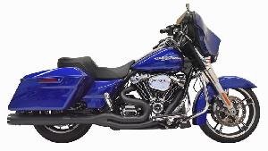 HIGH HORSEPOWER 2-INTO-1 BLACK EXHAUST SYSTEM WITH 4