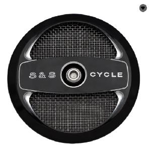 AIR 1 AIR REPLACEMENT CLEANER COVER ONLY IN GLOSS BLACK WITH MACHINED HIGHLIGHTS FOR ALL STEALTH APPLICATIONS