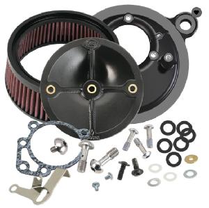 STEALTH AIR CLEANER KIT WITHOUT COVER FOR 1993-1999 HD® BIG TWINS WITH S&S® SUPER E/G CARBURETOR OR S&S® 52MM THROTTLE BODY