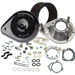 &S® TEARDROP AIR CLEANER KIT FOR 1991-'06 HD® CARBURETED XL SPORTSTER® MODELS - GLOSS BLACK