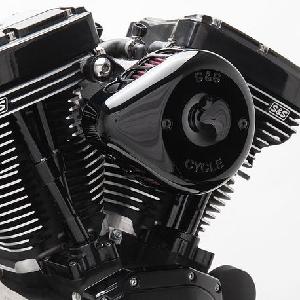 STEALTH AIR CLEANER KIT WITH GLOSS BLACK MINI TEARDROP COVER FOR 2007-UP HD® XL SPORTSTER® MODELS WITH STOCK EFI