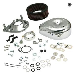 S&S® TEARDROP AIR CLEANER KIT FOR 2007-UP HD® XL SPORTSTER® MODELS WITH STOCK EFI - CHROME