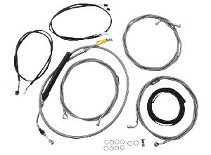 COMPLETE PLUG-AND-PLAY STAINLESS CABLE KIT FOR 21-23 FLTRX / FTLRXS / FLTRXST