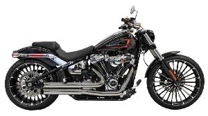 PRO-STREET EXHAUST SYSTEM FOR FAT BOY & BREAKOUT 18-UP - CHROME