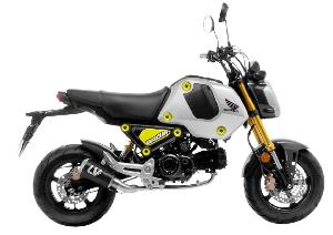 LEOVINCE LV-10 EXHAUST FOR HONDA GROM 2022-UP - LOW MOUNT CARBON FIBER
