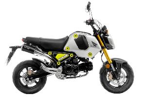 LEOVINCE LV-10 EXHAUST FOR HONDA GROM 2022-UP - HIGH MOUNT BLACK