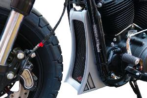 BLACK STASH CHIN SPOILER FOR M8 SOFTAIL MODELS